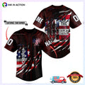 Custom The Devil’s Right Beside You US Flag Baseball Jersey, Shinedown Merch