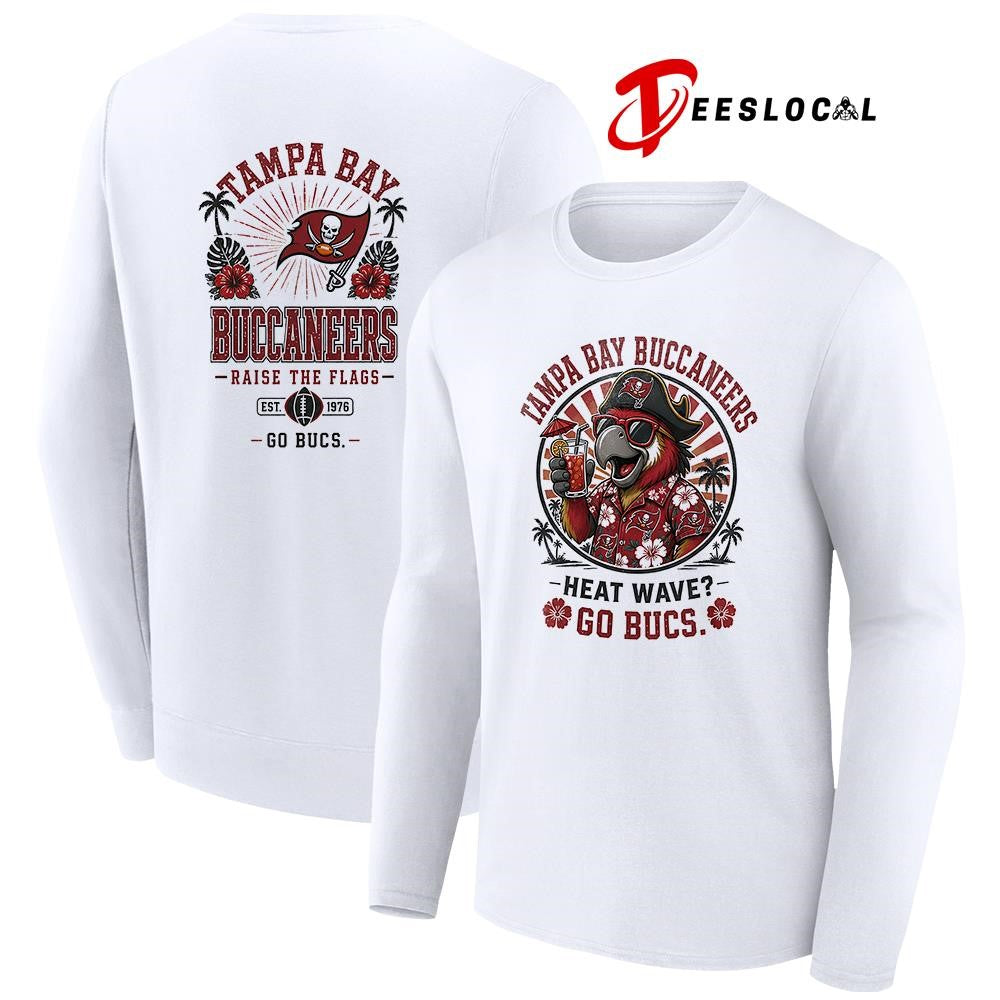 Tampa Bay Buccaneers heat wave beach vibes mascot shirt