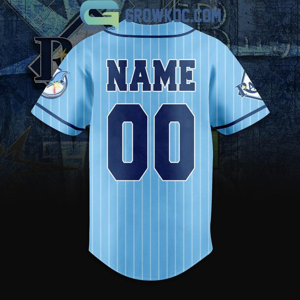 Tampa Bay Rays Baseball Fan Love Personalized Baseball Jersey