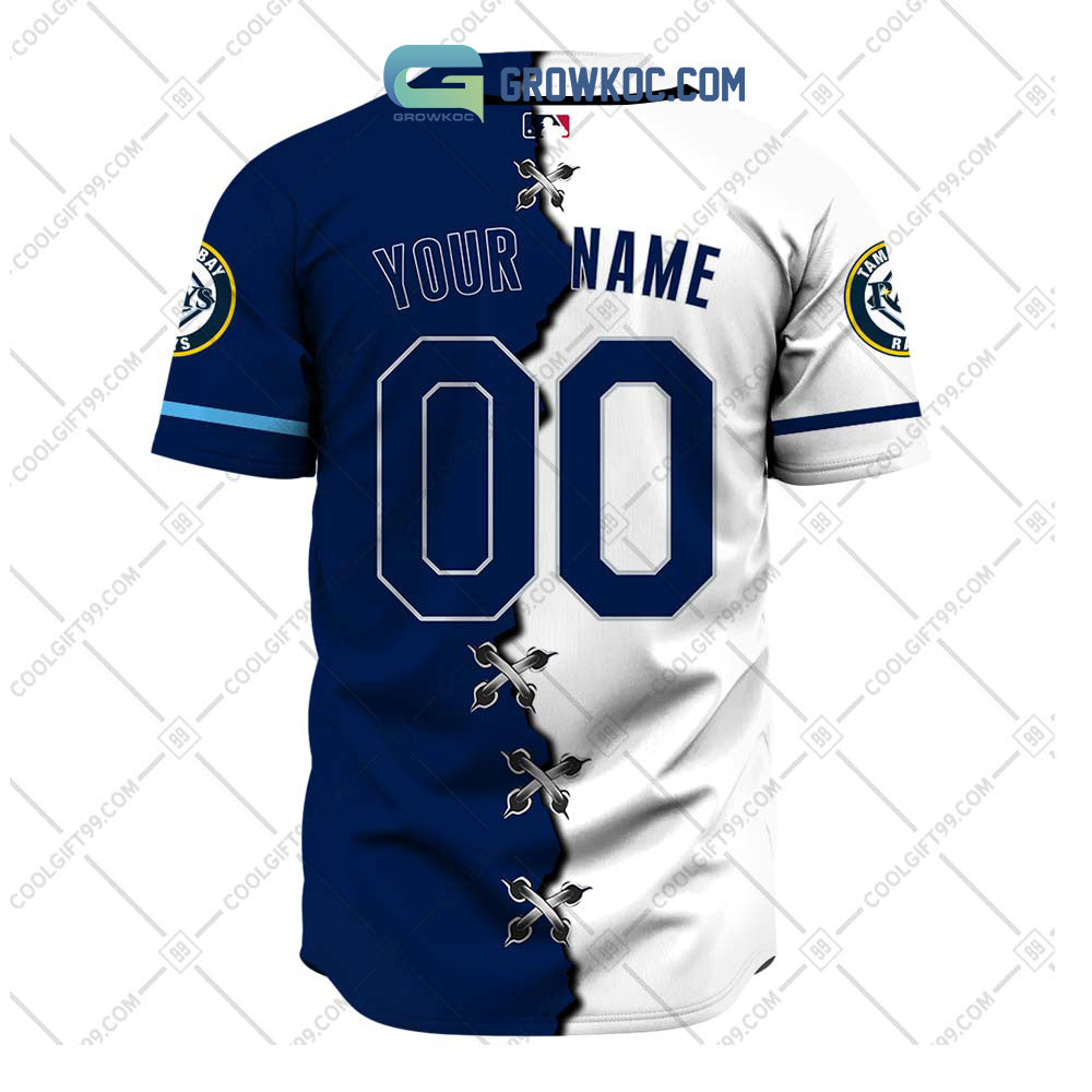 Tampa Bay Rays MLB Personalized Mix Baseball Jersey