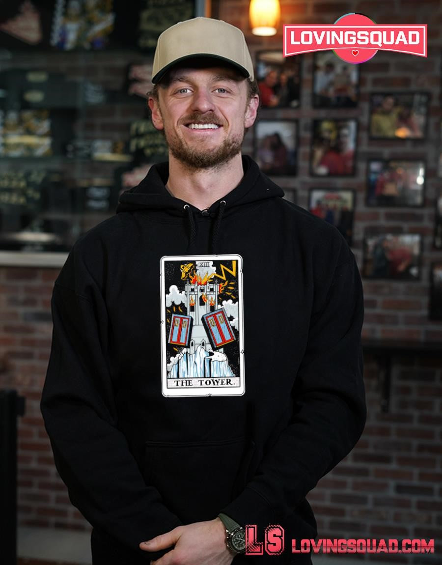 Tarot Card Tower Variant T-Shirt