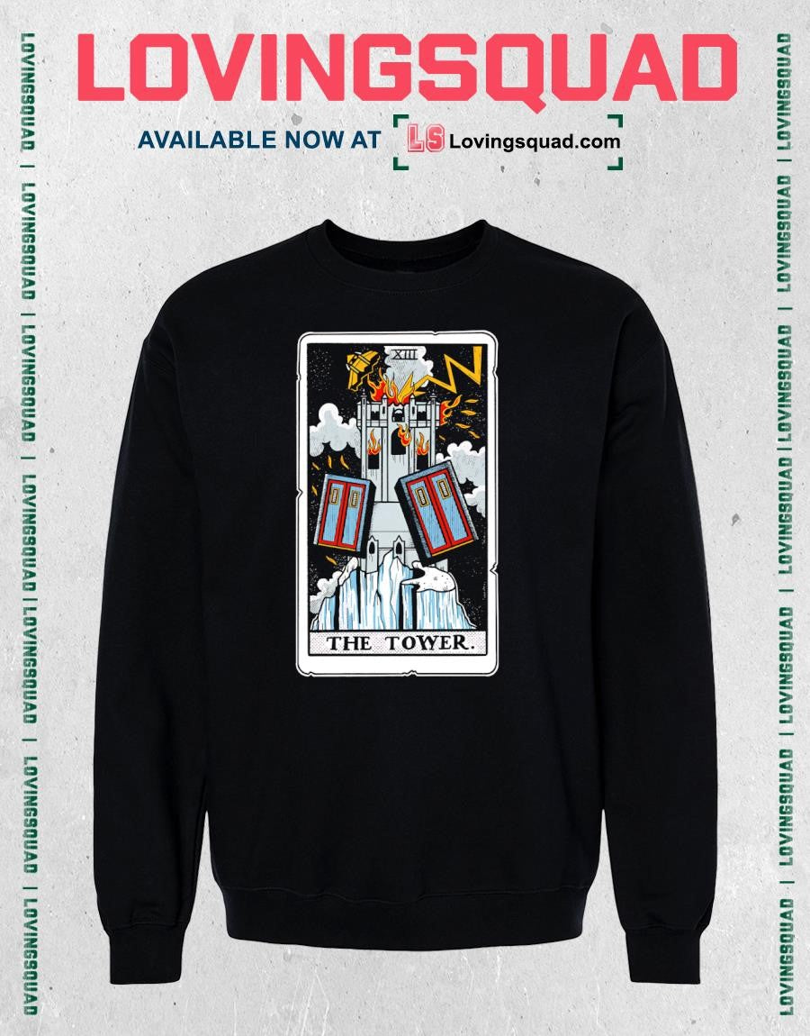 Tarot Card Tower Variant T-Shirt