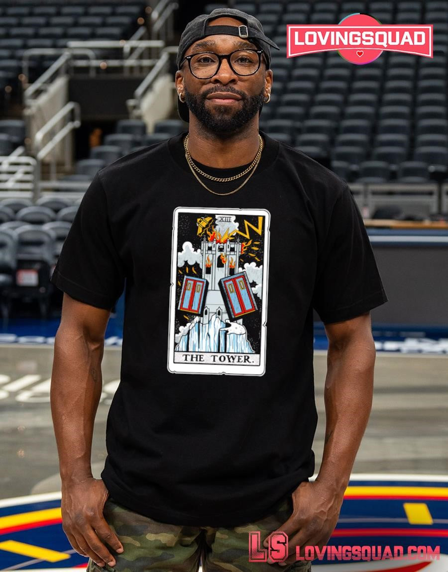 Tarot Card Tower Variant T-Shirt