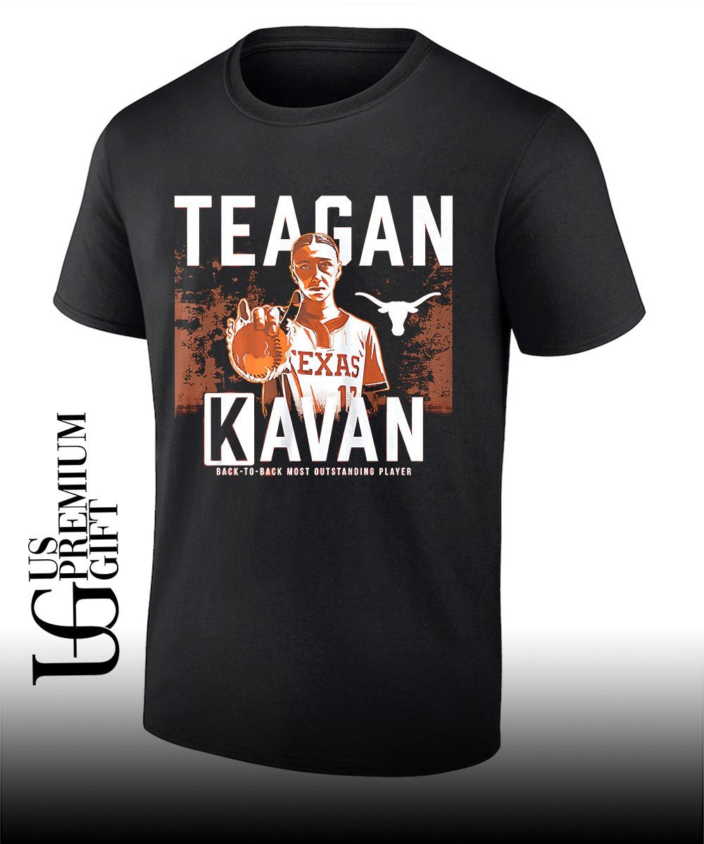 Teagan Kavan Texas Longhorns Softball Back-to-Back Most Outstanding Player shirt