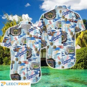 Team MLB LA Dodgers Hawaiian Shirt For Men, LA Dodgers Hawaiian Shirt