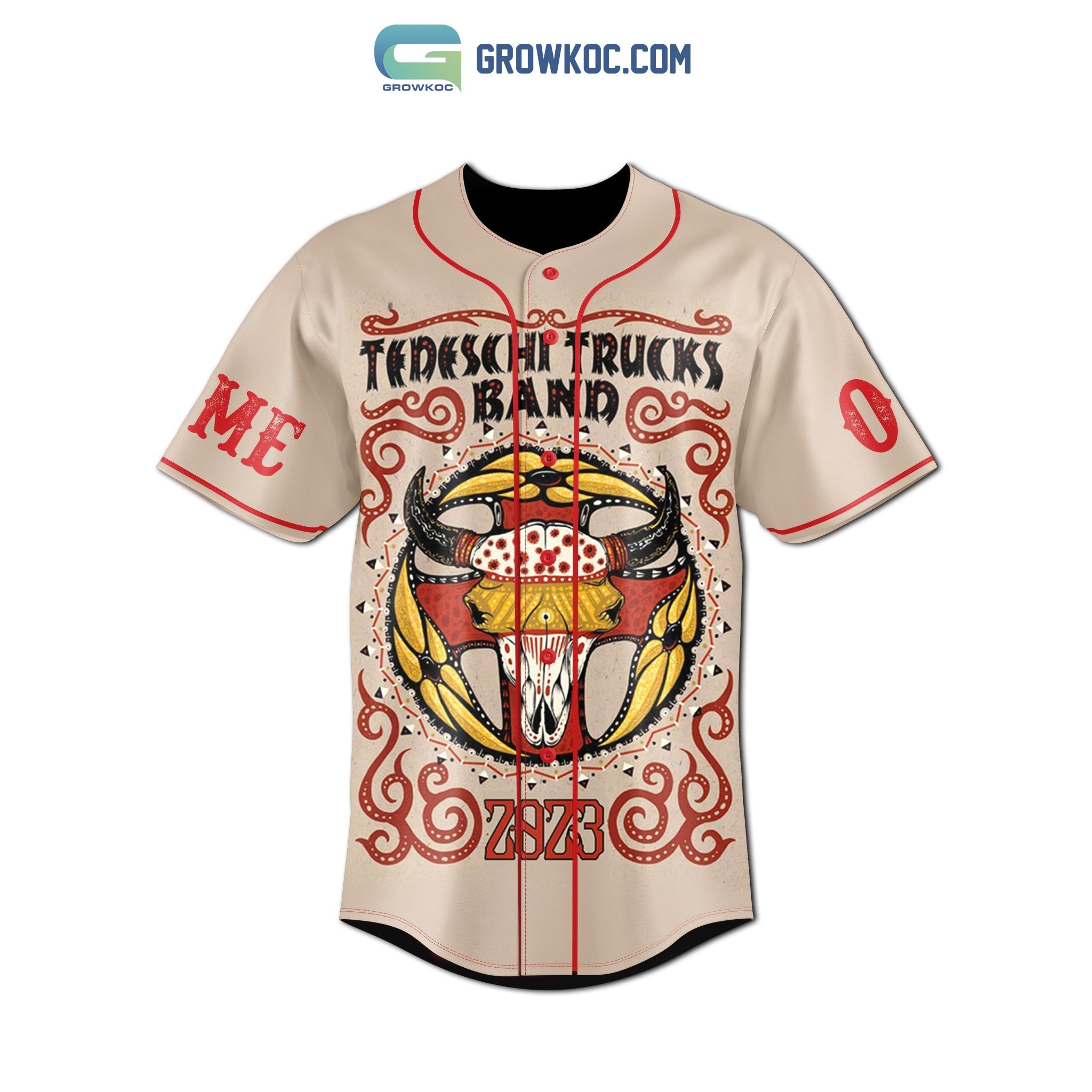 Tedeschi Trucks Band World Tour 2023 Personalized Baseball Jersey