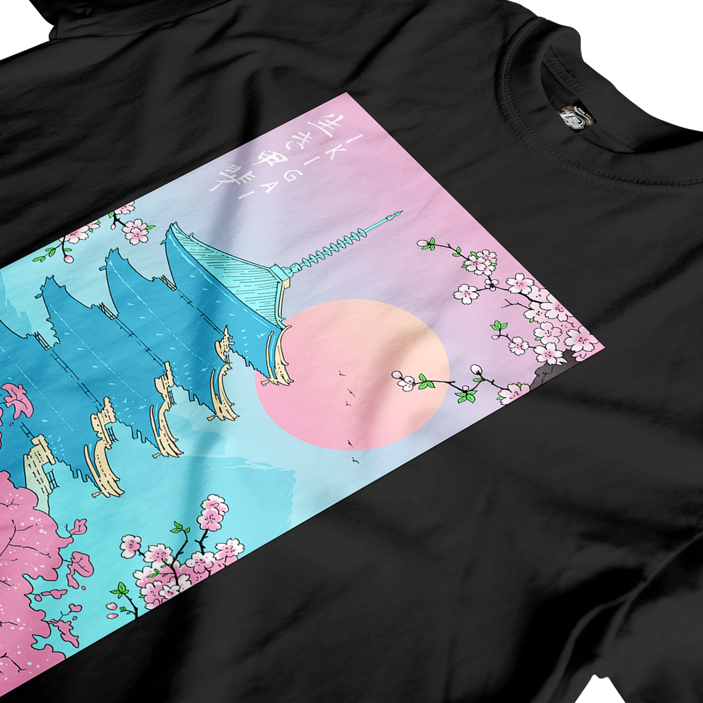 Vaporwave Pagoda Tee