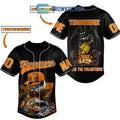 Tennessee Fear The Volunteers Jack Skellington Halloween Personalized Baseball Jersey