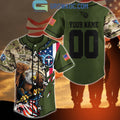 Tennessee Titans Veteran Proud Of America Personalized Baseball Jersey