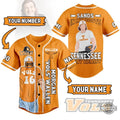 Tennessee Volunteers Personalized Morgan Wallen Baseball Jersey Tennessee Vols In My Heart Sands In My Boots Shirts
