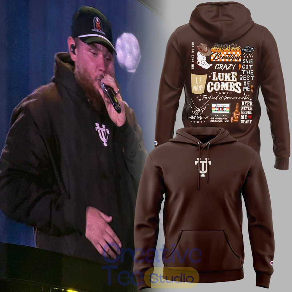 Tennessee Volunteers x Luke Combs My Kinda Saturday Night Tour 2026 Special Hoodie