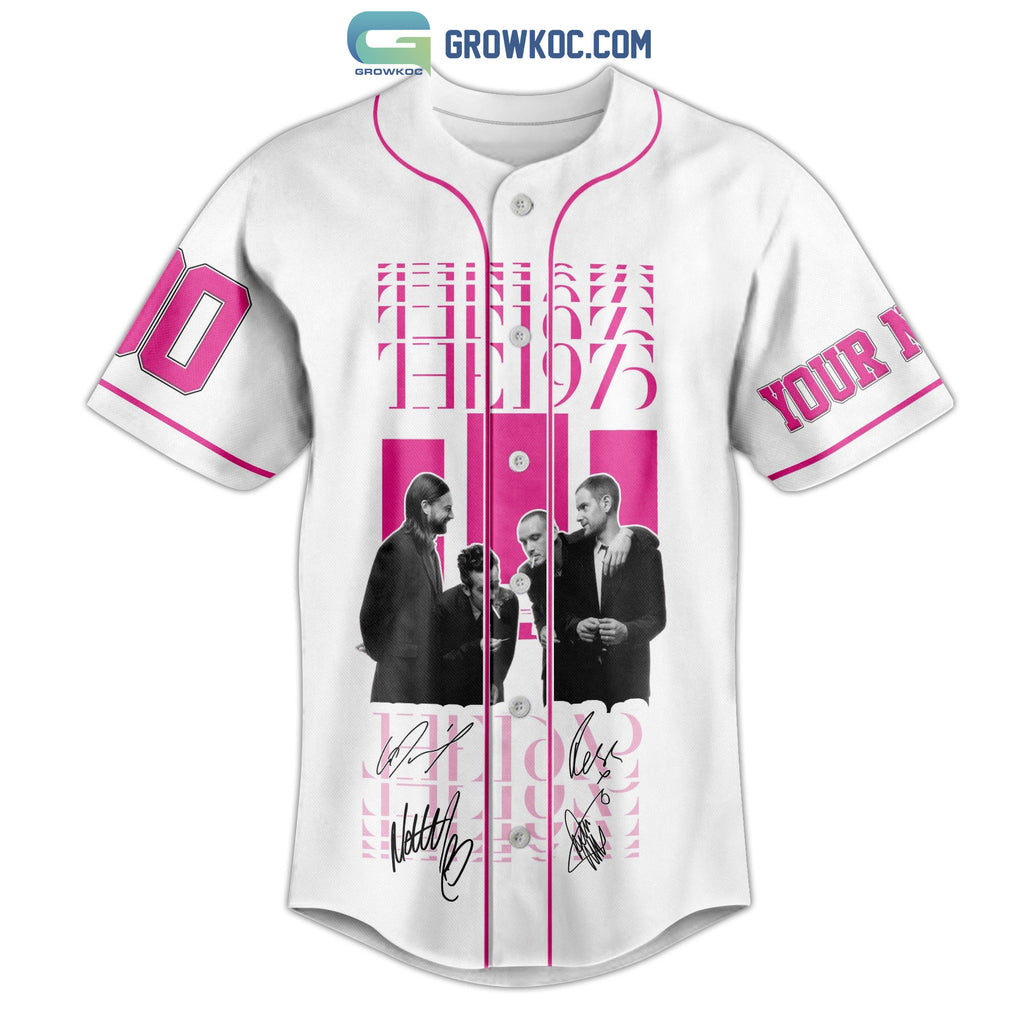 The 1975 At Their Very Best Tour 2023 White Design Baseball Jersey