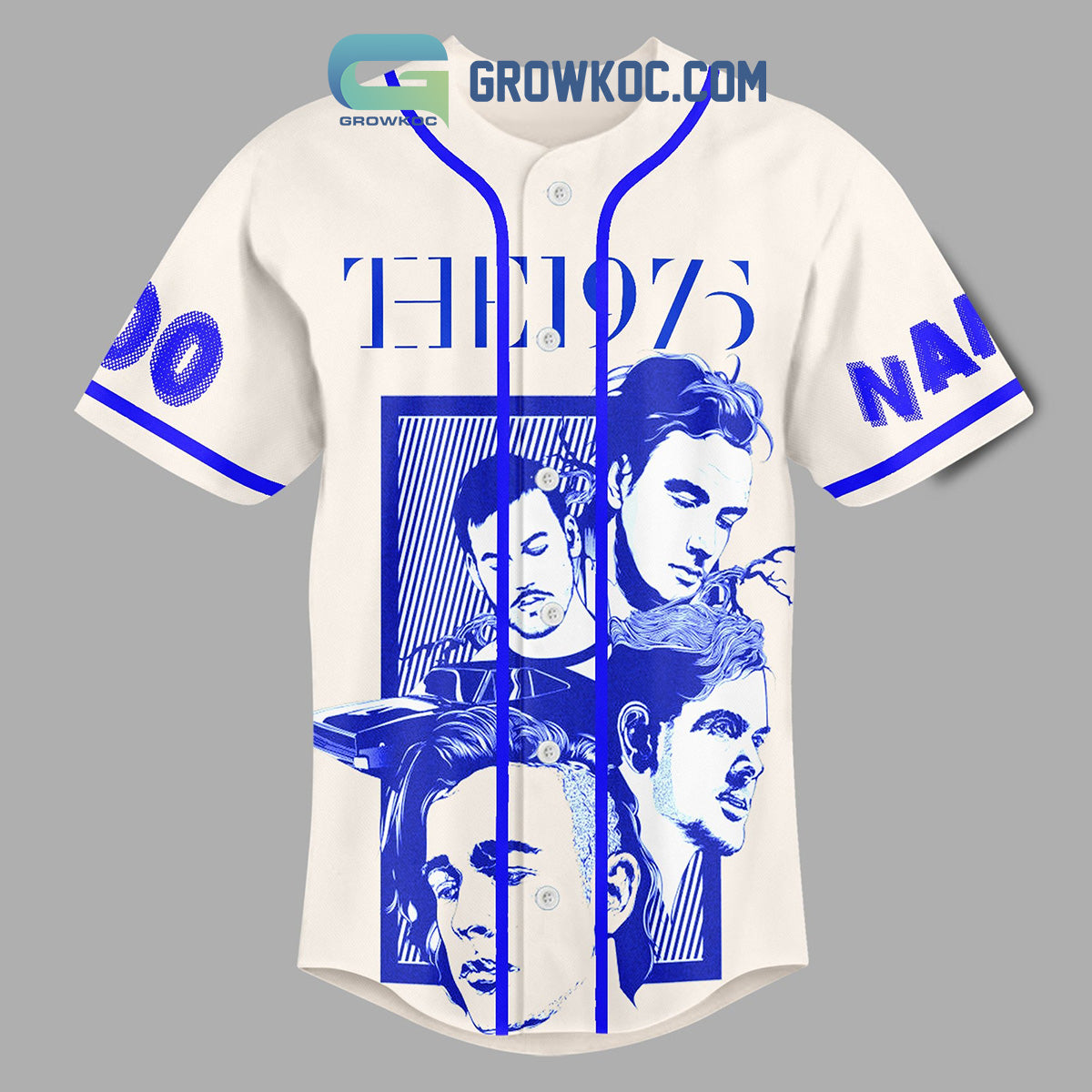 The 1975 Fan God Bless Personalized Baseball Jersey