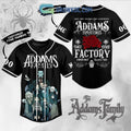 The Addams Family Tombstones Factory Personalized Baseball Jersey