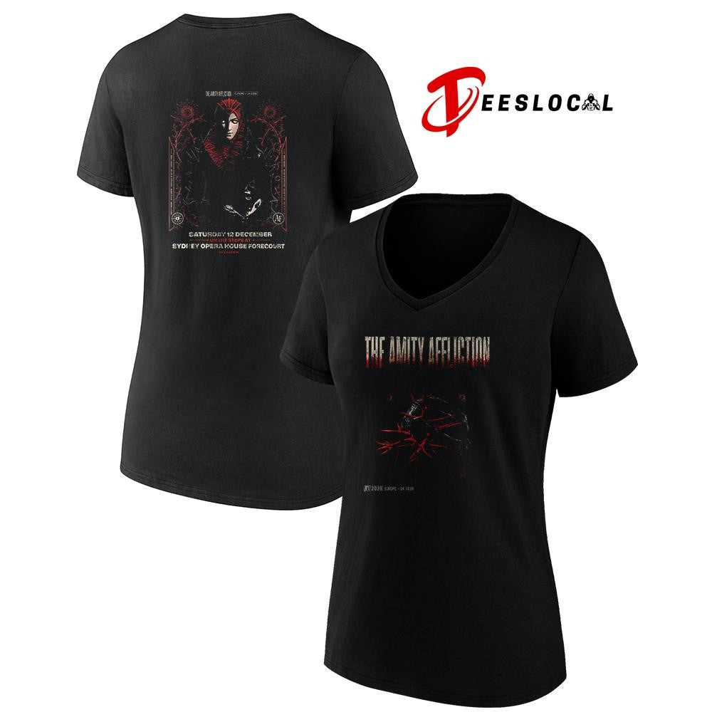 The Amity affliction Europe and UK tour graphic shirt