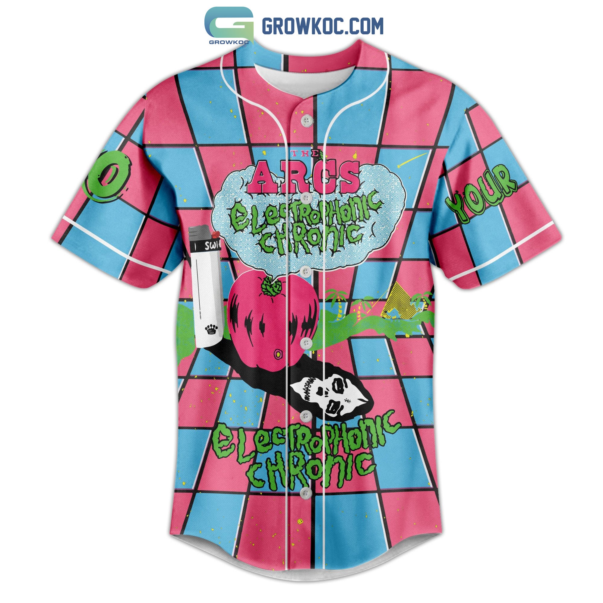 The Arcs Eletrophonic Chronic Personalized Baseball Jersey