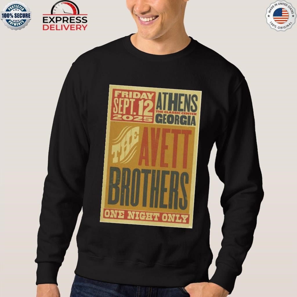 The Avett Brothers Sep 12 2025 Athens GA Shirt