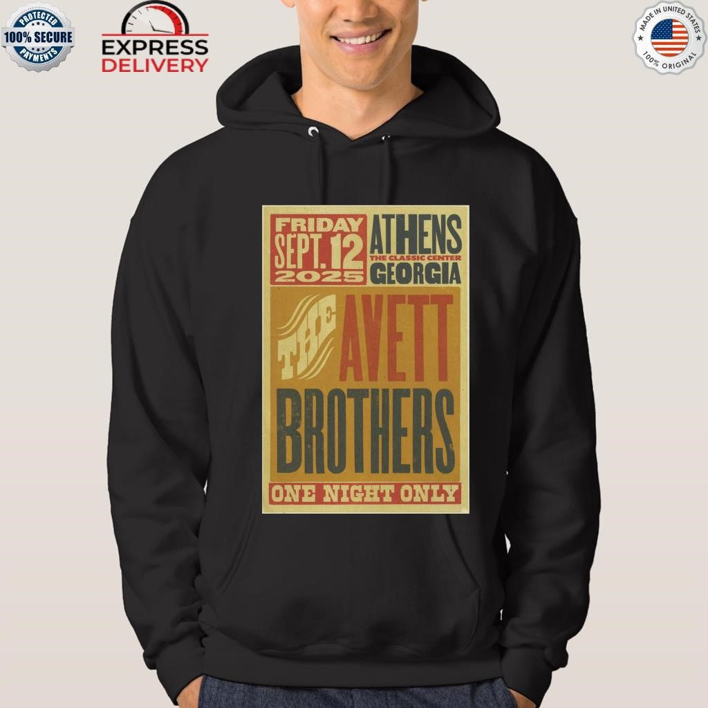 The Avett Brothers Sep 12 2025 Athens GA Shirt