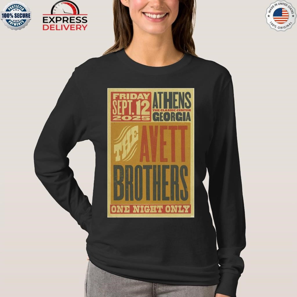 The Avett Brothers Sep 12 2025 Athens GA Shirt