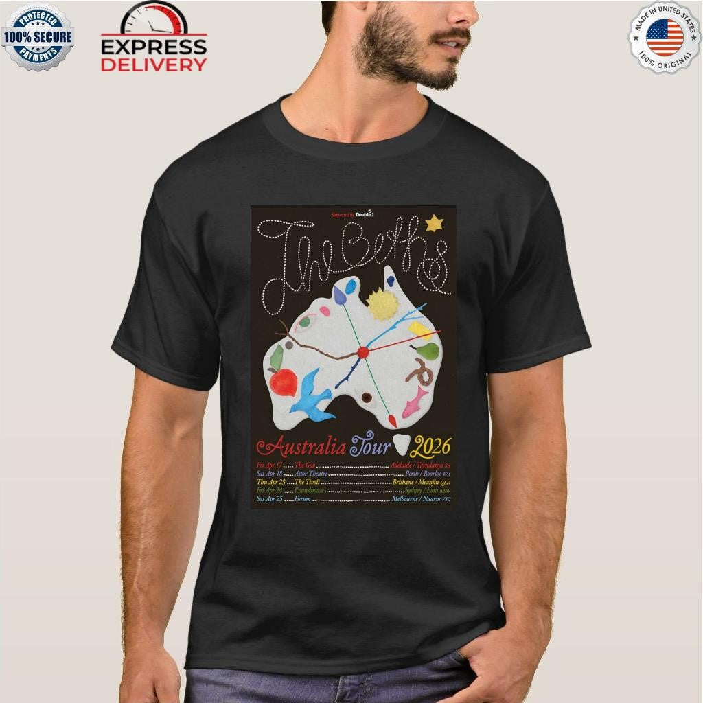 The Beths Australia 2026 Tour Shirt