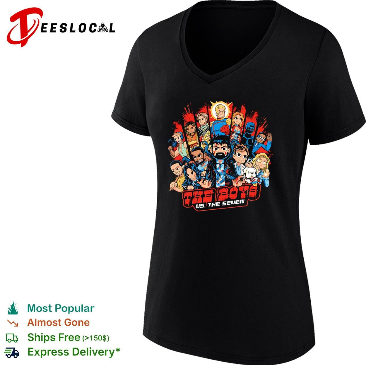 The Boys style of Scott Pilgrim vs The World shirt