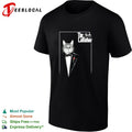 The Catfather cat wearing suit funny shirt