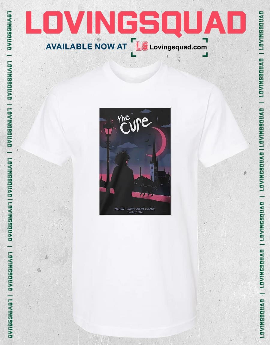 The Cure August 9 2026 In Tallinn Estonia T-shirt