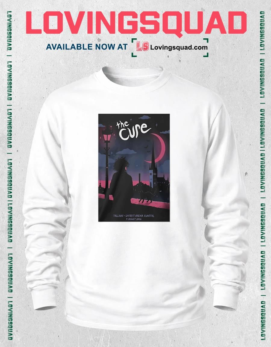 The Cure August 9 2026 In Tallinn Estonia T-shirt
