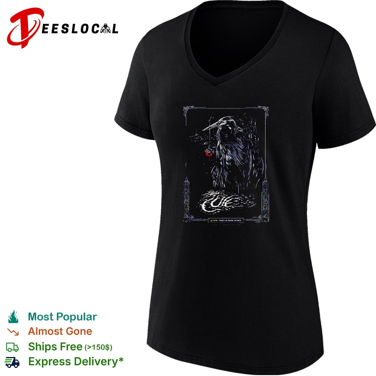 The Cure Dublin Ireland 2026 At Marlay Park On 26 June 2026 shirt