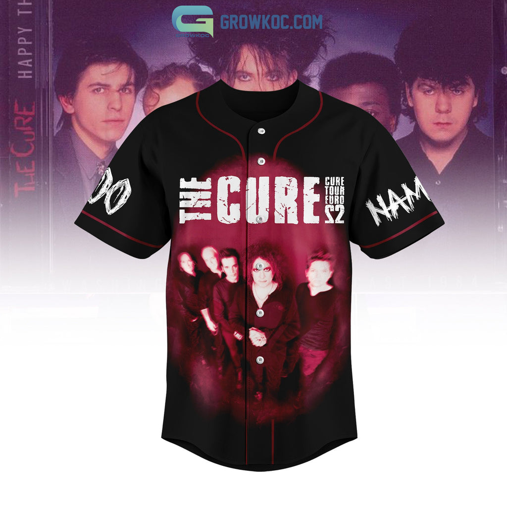 The Cure Tour Euro S2 Personalized Baseball Jersey
