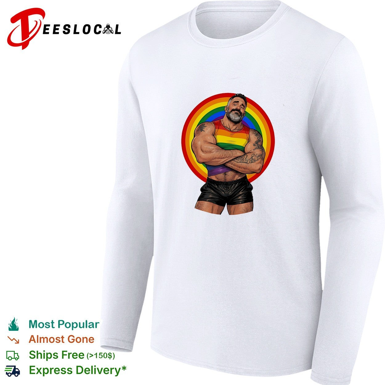The Daddy Bureau Wowyco Rainbow Gay pride shirt