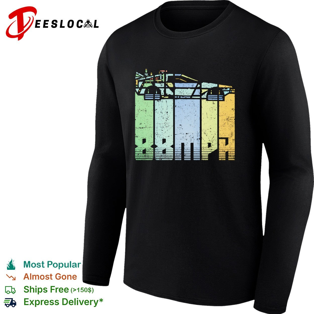 The DeLorean from Back to the Future shirt