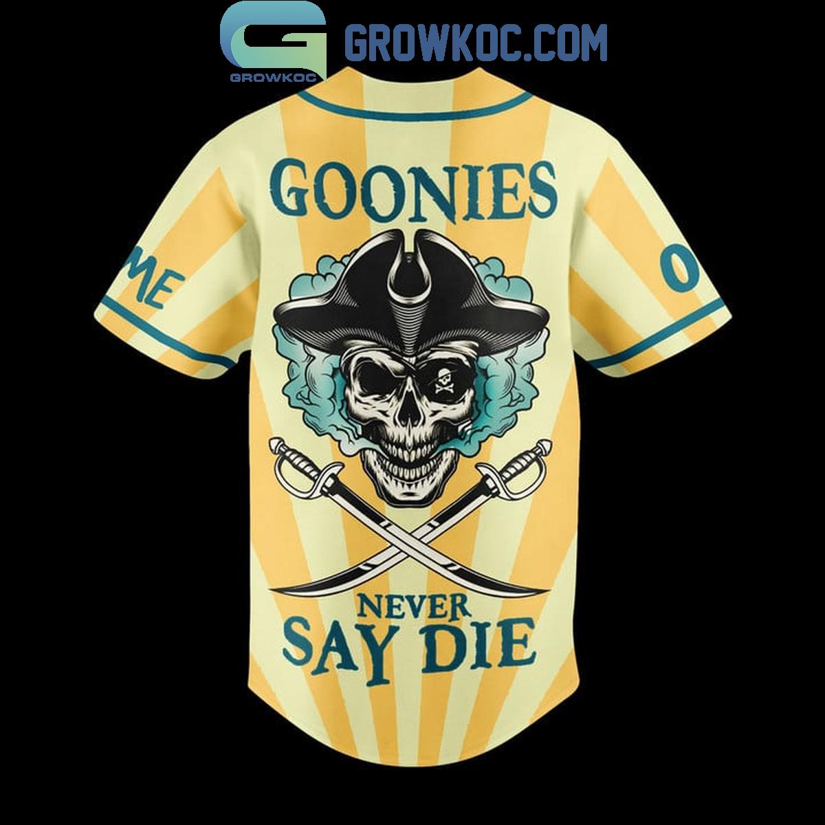 The Dirty Heads Goonies Never Say Die Personalized Baseball Jersey