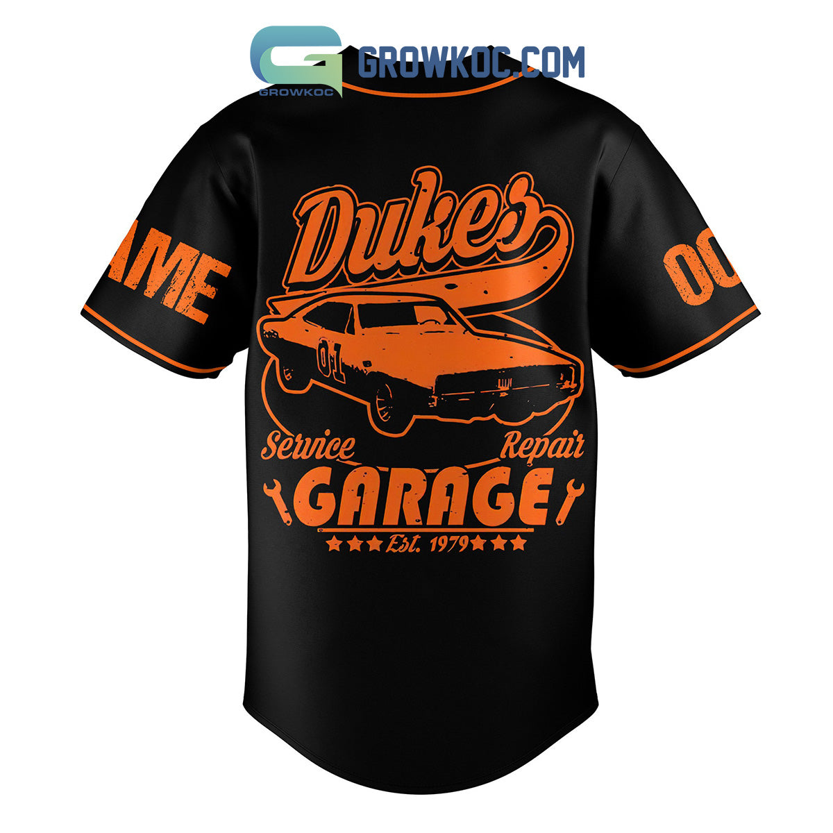 The Dukes of Hazzard Bo & Luke Duke’s Personalized Baseball Jersey
