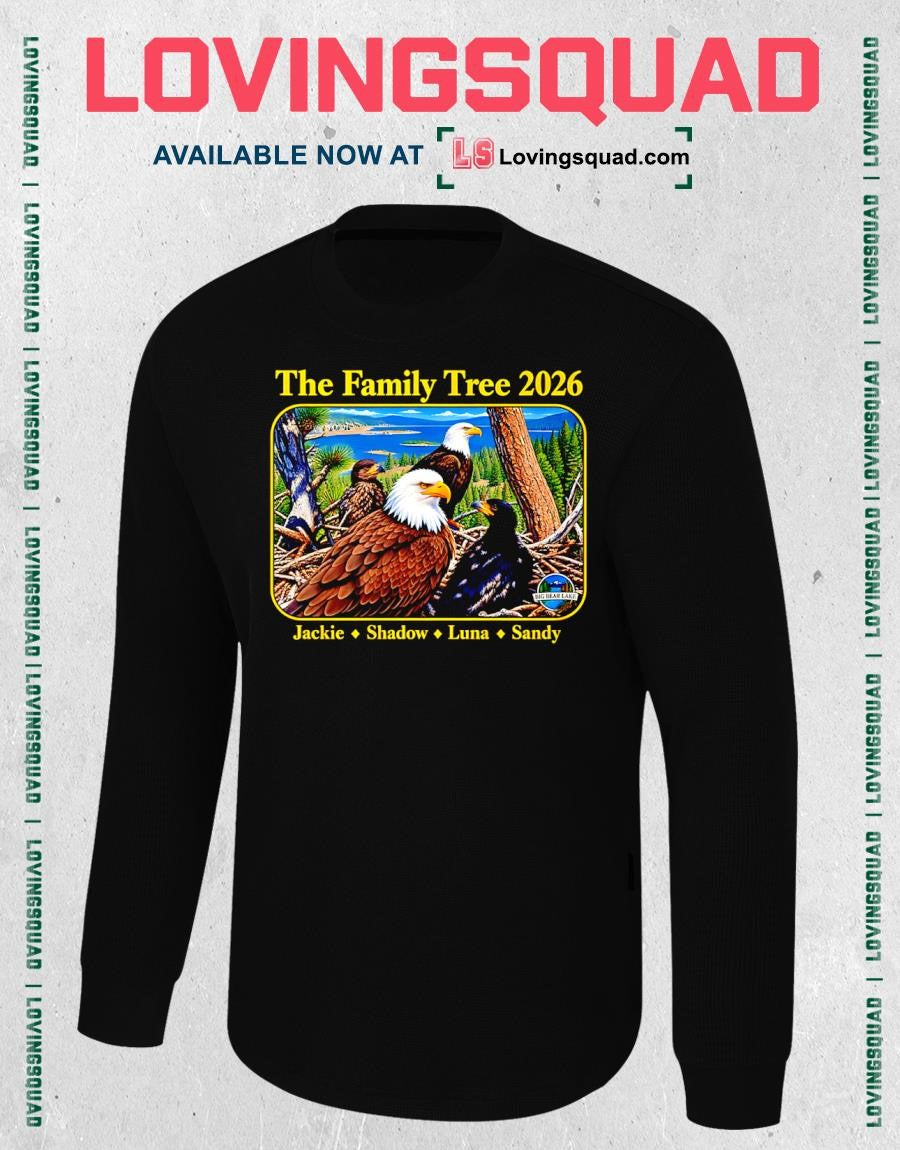 The Family Tree 2026 Jackie and Shadow Jackie The Eagle T-shirt