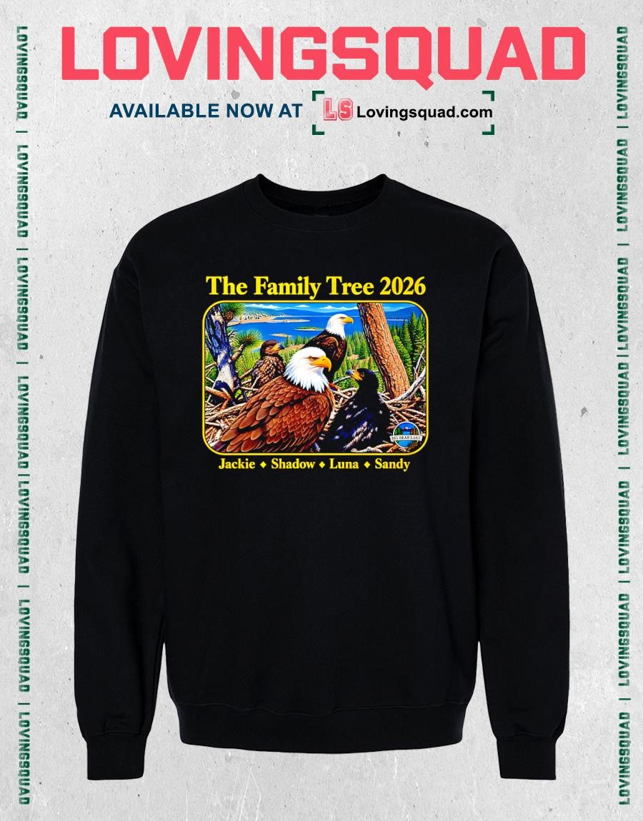 The Family Tree 2026 Jackie and Shadow Jackie The Eagle T-shirt