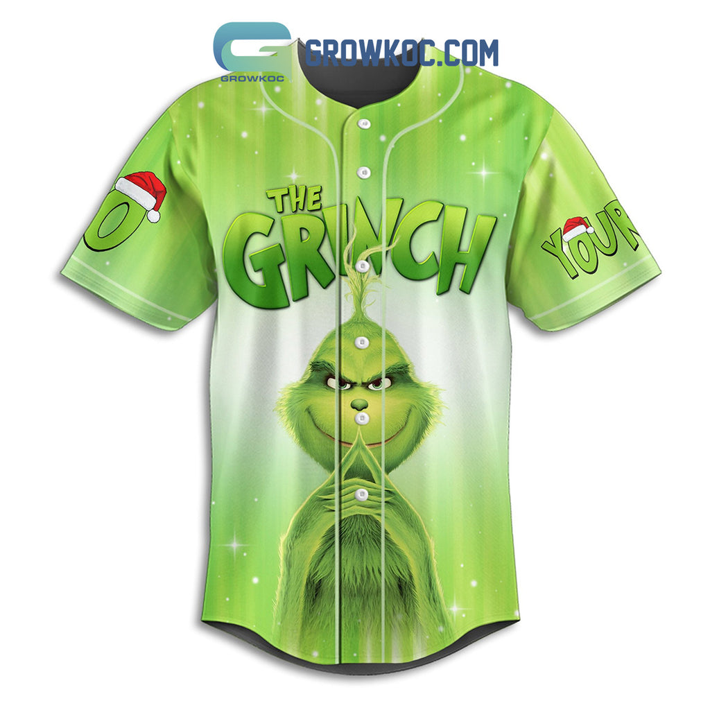 The Grinch Feeling Extra Grinchy Today Personalized Baseball Jersey
