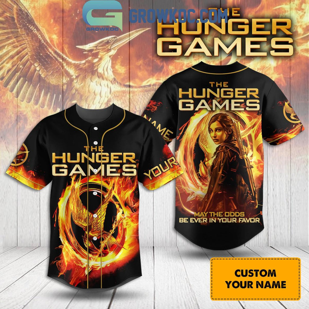 The Hunger Games May The Odds Be Ever In Your Favor Personalized Baseball Jersey