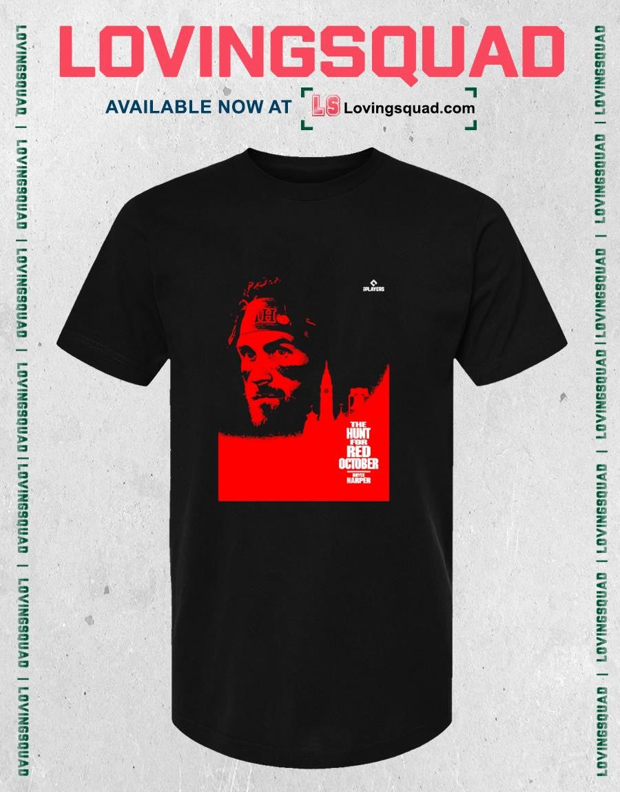 The Hunt For Red October Bryce Harper Philadelphia Phillies T-shirt