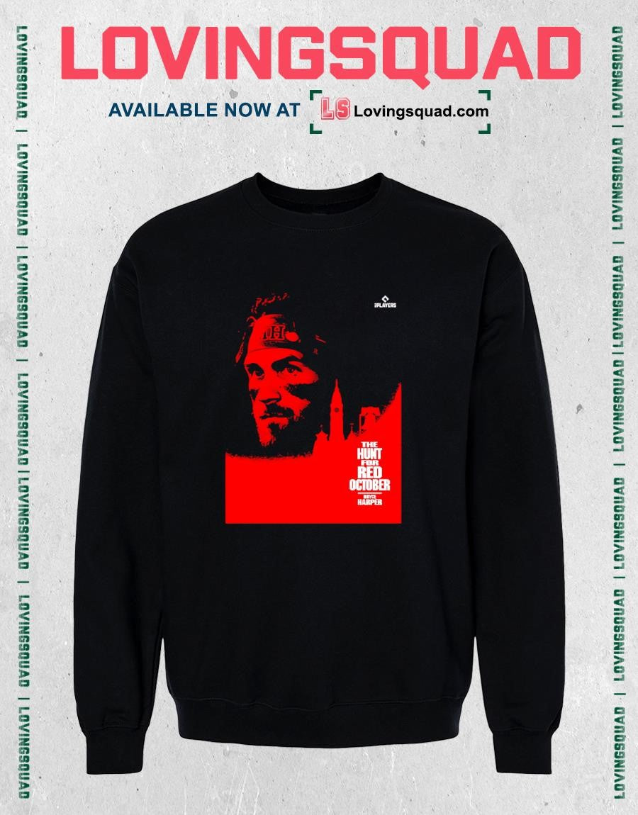 The Hunt For Red October Bryce Harper Philadelphia Phillies T-shirt