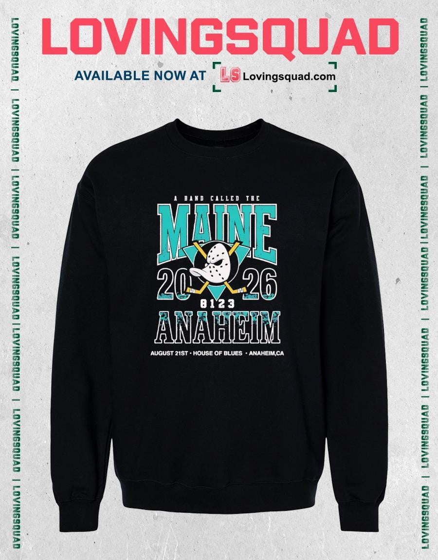 The Maine Anaheim CA 2026 Event At House Of Blues On August 21 2026 T-Shirt