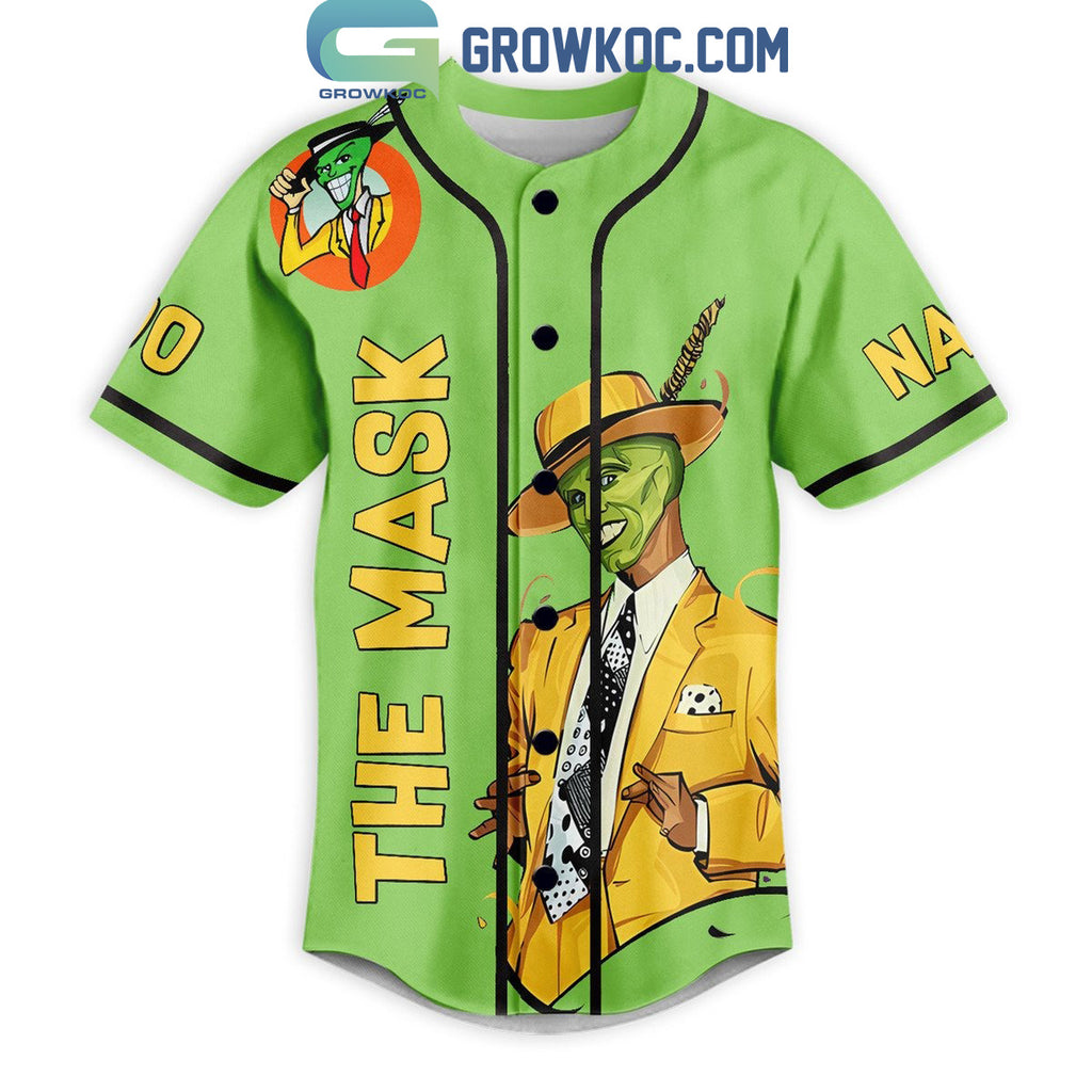 The Mask Movie It’s Party Time Personalized Baseball Jersey