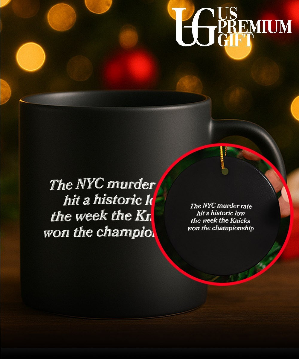 The NYC murder rate his a historic low the week the Knicks won the championship T-shirt