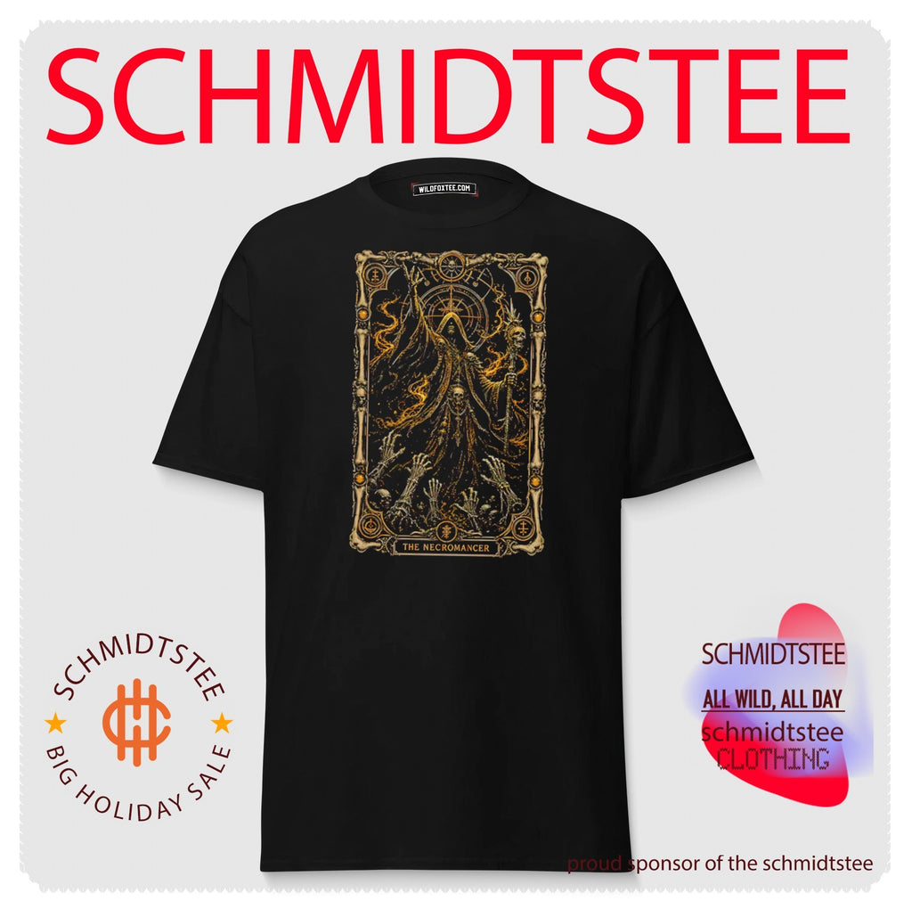 The Necromancer Dark Fantasy Occult Skeleton Art shirt