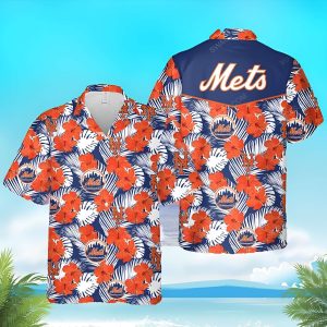 The New York Mets Baseball Full Printed Hawaiian Shirt, Mets Hawaiian Shirt