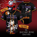 The Nightmare Before Christmas I Am The Pumpkin King Personalized Baseball Jersey