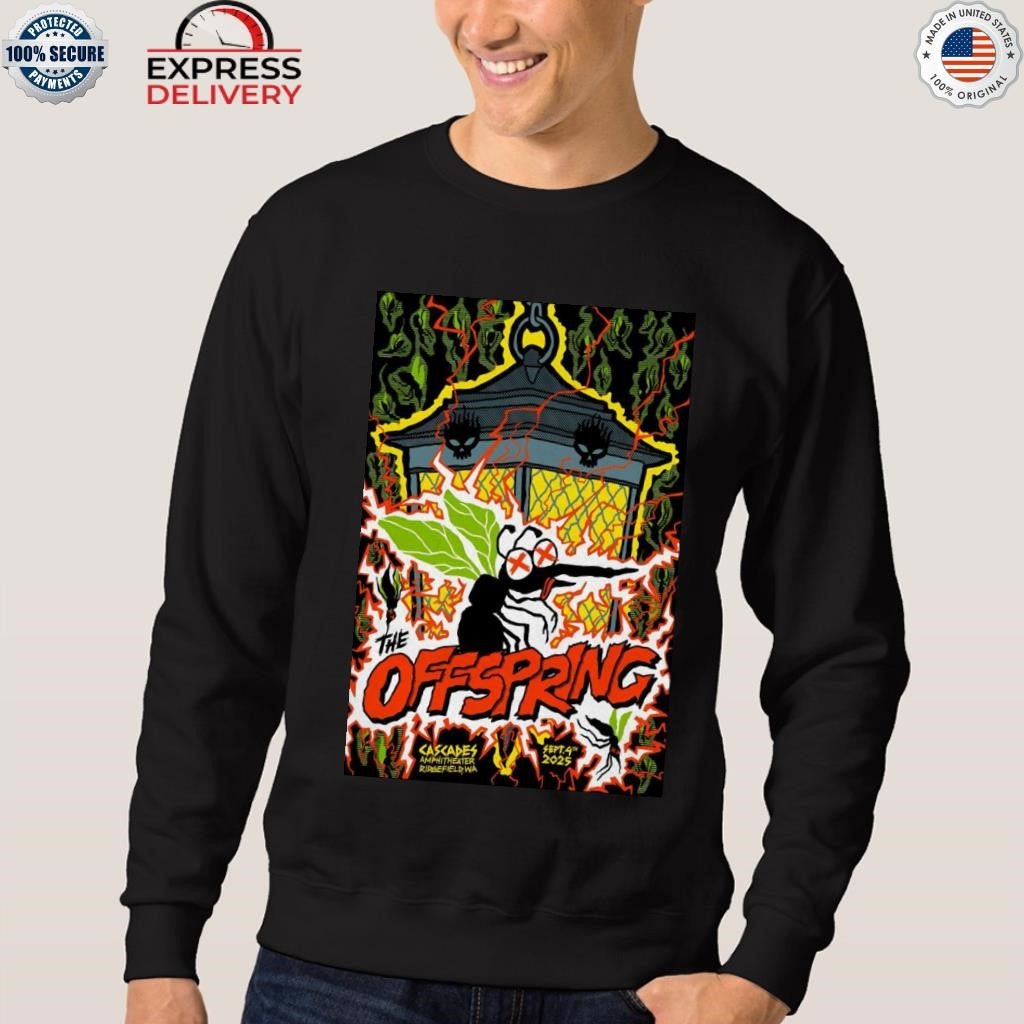 The Offspring 9-4-2025 Ridgefield WA Tour Shirt