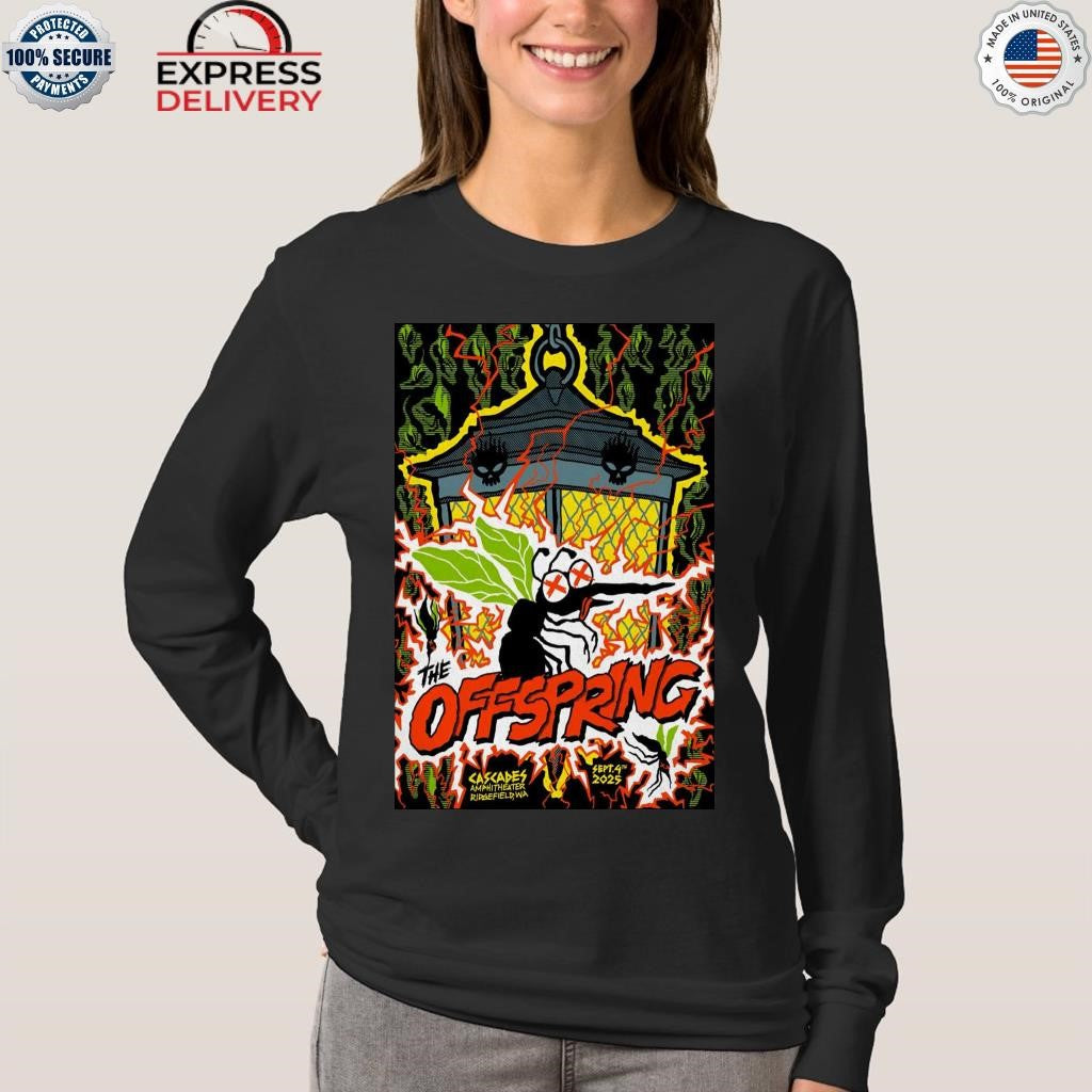 The Offspring 9-4-2025 Ridgefield WA Tour Shirt