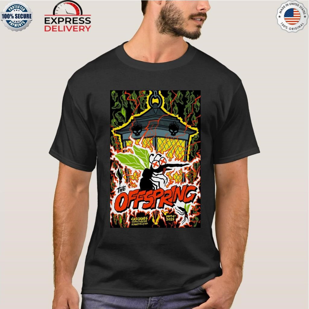 The Offspring 9-4-2025 Ridgefield WA Tour Shirt