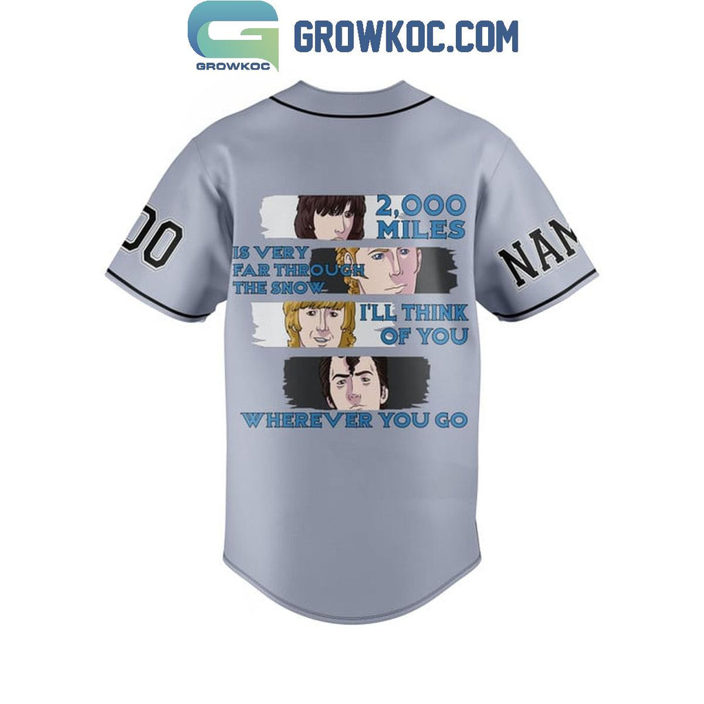 The Pretenders I’ll Think Of You Personalized Baseball Jersey Grey Version